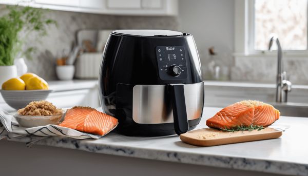 Comment obtenir un saumon surgelé croustillant au air fryer ?