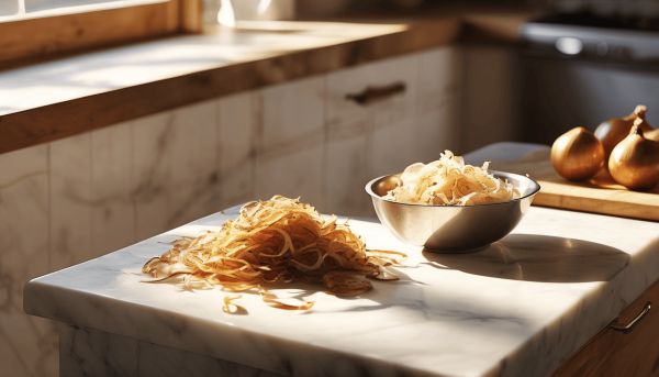 Pourquoi choisir les oignons frits Carrefour pour vos plats roulés ?